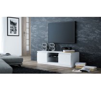 TV tumba RTV 120 glass Platums: 120 cm, Dziļums: 40 cm, Augstums: 36 cm, Virsma: matēta, Forma: Taisnstūra, Materiāls: KSP, Krāsa: balts