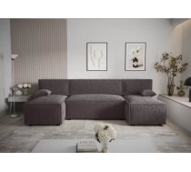 Dīvāns Mira U Anthology Standard Dziļums: 140 cm, Guļamvietas platums: 130 cm, Platums: 271 cm, Augstums: 90 cm, Sēdvietas augstums: 43 cm, Sēdvietas dziļums: 52 cm, Guļamvietas garums: 271 cm, Pildījums: Falista atsperes + HR putas, Apdare: audums, Ar papildu spilveniem: 1, Dīvāna tips: u veida dīvāni, Ar veļas kasti: 1, izvelkamie: 1, Auduma numurs: Anthology 18, Izvilkšanas mehānisms: Automāts DL, Krāsa: grafīts