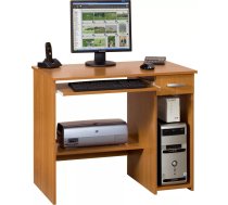 Galds Kuba Meblo Garums: 90 cm, Augstums: 75 cm, Platums: 56 cm, Izgatavošanas materiāls: laminēta KSP, Plaukts sistēmas blokam: 1, Virsma: matēta, Ar tastatūras plauktu: 1, Ar atvilktnēm: 1, Krāsa: alksnis