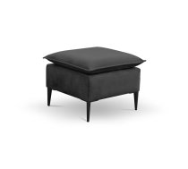 Pufs Bregi P Black Standard Auduma numurs: Tiffany 19, Garums: 50 cm, Augstums: 45 cm, Pildījums: putu (porolona), Materiāls: audums + metāls, Platums: 50 cm, Krāsa: grafīts