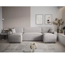 Dīvāns Mira U Bis Anthology Standard Dziļums: 140 cm, Guļamvietas platums: 130 cm, Platums: 301 cm, Augstums: 90 cm, Sēdvietas augstums: 43 cm, Sēdvietas dziļums: 52 cm, Guļamvietas garums: 271 cm, Pildījums: Falista atsperes + HR putas, Apdare: audums, Ar papildu spilveniem: 1, Dīvāna tips: u veida dīvāni, Ar veļas kasti: 1, izvelkamie: 1, Auduma numurs: Anthology 15, Izvilkšanas mehānisms: Automāts DL, Krāsa: gaiši pelēks
