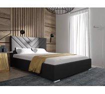 Gulta PK22 Basic ar stelāžu Guļamvietas platums: 90 cm, Guļamvietas garums: 200 cm, stelāžas tips: koka, Platums: 118 cm, Garums: 222 cm, Augstums: 92 cm, Apdares materiāls: audums, Augstums no grīdas līdz matracim (min): 35 cm, Ar resti: 1, Auduma nosaukums: Trinity 16, Krāsa: melns