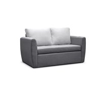 Dīvāns Bella 120 Classic standard Dziļums: 90 cm, Guļamvietas platums: 122 cm, Platums: 150 cm, Augstums: 95 cm, Sēdvietas augstums: 42 cm, Sēdvietas dziļums: 40 cm, Guļamvietas garums: 188 cm, Pildījums: Putas (porolons), Apdare: audums, Dīvāna tips: taisni dīvāni, Ar veļas kasti: 1, izvelkamie: 1, Auduma numurs: Milo 18 + 14, Krāsa: tumši pelēks + gaiši pelēks