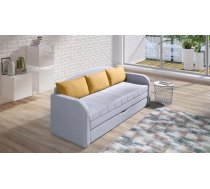 Dīvāns Tenus 2 Sofa Standard Dziļums: 76 cm, Guļamvietas platums: 140 cm, Platums: 208 cm, Elementu krāsa: dzeltens, Augstums: 86 cm, Sēdvietas augstums: 46 cm, Sēdvietas dziļums: 48 cm, Guļamvietas garums: 188 cm, Pildījums: HR putas, Apdare: audums, Dīvāna tips: taisni dīvāni, Ar veļas kasti: 1, izvelkamie: 1, Auduma numurs: Cashmere 17 + Cashmere 14, Krāsa: gaiši pelēks