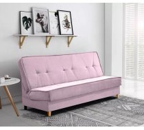 Dīvāns Riva Sofa Standard Dziļums: 91 cm, Guļamvietas platums: 122 cm, Platums: 192 cm, Augstums: 94 cm, Sēdvietas augstums: 46 cm, Sēdvietas dziļums: 56 cm, Guļamvietas garums: 190 cm, Pildījums: Wave spring atsperes + putas (porolons), Apdare: audums, Dīvāna tips: taisni dīvāni, Ar veļas kasti: 1, izvelkamie: 1, Auduma numurs: Manila 09, Izvilkšanas mehānisms: Click-Clack, Krāsa: rozā