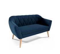 Dīvāns Sofa 182 standard Dziļums: 72 cm, Platums: 141 cm, Augstums: 75 cm, Sēdvietas augstums: 42 cm, Sēdvietas dziļums: 50 cm, Pildījums: Poliuretāna putas (porolons), Apdare: audums, Dīvāna tips: taisni dīvāni, Auduma numurs: Velluto 11, Kājiņu krāsa: dabīgs, Krāsa: zils