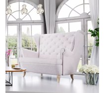 Dīvāns Sofa Uszak Standard Dziļums: 72 cm, Platums: 142 cm, Augstums: 108 cm, Sēdvietas augstums: 42 cm, Pildījums: Falista + augstas elastības putas (porolons), Apdare: audums, Dīvāna tips: taisni dīvāni, Auduma numurs: Cosmic 10, Krāsa: gaiši bēšs