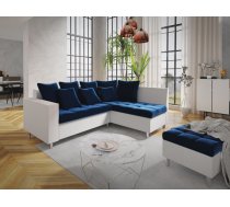 Dīvāns Aron Comfort Standard Platums: 240 cm, Izvēlieties stūra novietojumu: Pa labi, Dīvāna tips: stūra dīvāni, Augstums: 80 cm, Guļamvietas garums: 200 cm, Guļamvietas platums: 148 cm, Pildījums: Falista + putas (porolons), Apdare: audums + eko āda, Ar 