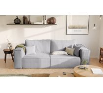 Dīvāns Bali Sofa Standard Dziļums: 105 cm, Guļamvietas platums: 155 cm, Platums: 255 cm, Augstums: 83 cm, Sēdvietas augstums: 40 cm, Sēdvietas dziļums: 70 cm, Guļamvietas garums: 200 cm, Pildījums: Falista + augstas kvalitātes putas (porolons), Apdare: audums, Ar papildu spilveniem: 1, Dīvāna tips: taisni dīvāni, Ar veļas kasti: 1, izvelkamie: 1, Auduma numurs: Poso 110, Krāsa: gaiši pelēks