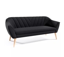 Dīvāns Sofa Flora 206 standard Dziļums: 71 cm, Platums: 185 cm, Augstums: 75 cm, Sēdvietas augstums: 40 cm, Sēdvietas dziļums: 52 cm, Pildījums: Falista + augstas kvalitātes putas (porolons), Apdare: audums, Dīvāna tips: taisni dīvāni, Auduma numurs: Velluto 20, Kājiņu krāsa: dabīgs, Krāsa: melns
