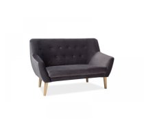 Dīvāns Nordic 2 Velvet Dziļums: 75 cm, Platums: 136 cm, Augstums: 90 cm, Sēdvietas augstums: 42 cm, Sēdvietas dziļums: 55 cm, Apdare: audums, Dīvāna tips: taisni dīvāni, Auduma numurs: Bluvel 14, Krāsa: pelēks