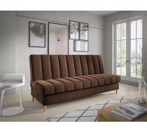Dīvāns Sofa Bed 180 standard Dziļums: 90 cm, Guļamvietas platums: 110 cm, Platums: 200 cm, Augstums: 93 cm, Sēdvietas augstums: 45 cm, Sēdvietas dziļums: 55 cm, Guļamvietas garums: 200 cm, Pildījums: Falista + augstas kvalitātes putas (porolons), Apdare: audums, Dīvāna tips: taisni dīvāni, Ar veļas kasti: 1, izvelkamie: 1, Auduma numurs: Kronos 06, Krāsa: tumši brūns