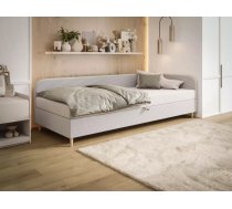 Dīvāns Miko Comfort Standard Atvēršanas puse: kreisā, Dziļums: 85 cm, Guļamvietas platums: 80 cm, Platums: 203 cm, Augstums: 75 cm, Sēdvietas augstums: 53 cm, Guļamvietas garums: 200 cm, Pildījums: Bonell + poliuretāna putas (porolons), Apdare: audums, Dīvāna tips: taisni dīvāni, Ar veļas kasti: 1, Auduma numurs: Riviera 82 + Lincoln 02, Krāsa: krēma