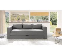 Dīvāns Euforia Duo Sofa Standard Dziļums: 75 cm, Guļamvietas platums: 140 cm, Platums: 222 cm, Augstums: 77 cm, Sēdvietas augstums: 46 cm, Sēdvietas dziļums: 45 cm, Guļamvietas garums: 188 cm, Pildījums: HR putas, Apdare: audums, Dīvāna tips: taisni dīvāni, Ar veļas kasti: 1, izvelkamie: 1, Auduma numurs: Kronos 15, Krāsa: pelēks