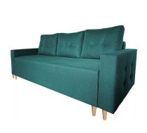 Dīvāns Scandi standard Dziļums: 90 cm, Guļamvietas platums: 130 cm, Platums: 230 cm, Augstums: 90 cm, Guļamvietas garums: 194 cm, Pildījums: Bonell + poliuretāna putas (porolons), Apdare: audums, Dīvāna tips: taisni dīvāni, Ar veļas kasti: 1, izvelkamie: 1, Auduma numurs: Rico 11, Krāsa: tirkīzs