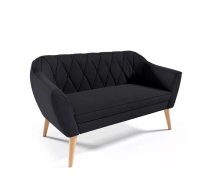 Dīvāns Sofa 182 standard Dziļums: 72 cm, Platums: 141 cm, Augstums: 75 cm, Sēdvietas augstums: 42 cm, Sēdvietas dziļums: 50 cm, Pildījums: Poliuretāna putas (porolons), Apdare: audums, Dīvāna tips: taisni dīvāni, Auduma numurs: Velluto 20, Kājiņu krāsa: dabīgs, Krāsa: melns