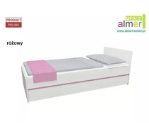 Bērnu gulta City C15 ar stelāžu Guļamvietas platums: 90 cm, Guļamvietas garums: 200 cm, Platums: 94 cm, Garums: 204 cm, Augstums: 70 cm, Ar resti: 1, Ar matraci: 1, Ar veļas kasti: 1, Virsma: Matēta, Guļamvietu skaits: 1, Matrača apraksts: Putas (porolons), stelāžas tips: koka, Korpusa krāsa: balts, Elementu krāsa: rozā, Izgatavošanas materiāls: LKSP + finieris + PVH