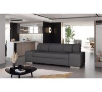 Dīvāns Porto 3S Premium standard Dziļums: 90 cm, Platums: 210 cm, Augstums: 98 cm, Sēdvietas augstums: 44 cm, Sēdvietas dziļums: 65 cm, Pildījums: Falista + augstas kvalitātes putas (porolons), Apdare: audums, Dīvāna tips: taisni dīvāni, Auduma numurs: Soro 93, Krāsa: tumši pelēks
