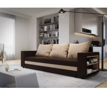 Dīvāns Sydney Sofa standard Dziļums: 90 cm, Guļamvietas platums: 130 cm, Platums: 245 cm, Augstums: 90 cm, Guļamvietas garums: 195 cm, Pildījums: Bonell + poliuretāna putas (porolons), Apdare: audums, Dīvāna tips: taisni dīvāni, Ar veļas kasti: 1, izvelkamie: 1, Auduma numurs: Alova 67 + Alova 07, Krāsa: brūns + bēšs