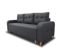 Dīvāns Alis Sofa standard Dziļums: 88 cm, Guļamvietas platums: 130 cm, Platums: 230 cm, Augstums: 100 cm, Guļamvietas garums: 195 cm, Pildījums: Bonell + poliuretāna putas (porolons), Apdare: audums, Dīvāna tips: taisni dīvāni, Ar veļas kasti: 1, izvelkamie: 1, Auduma numurs: Sawana 21, Krāsa: pelēks