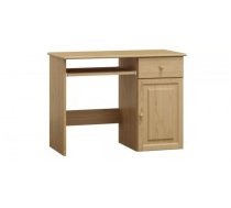 Galds Marco D Garums: 100 cm, Augstums: 75 cm, Platums: 48 cm, Izgatavošanas materiāls: dabīgs koks (priede), Forma: taisnstūra, Virsma: matēta, Ar tastatūras plauktu: 1, Ar plauktiem: 1, Krāsa: priede