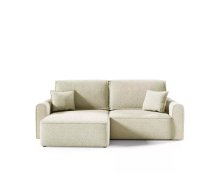 Dīvāns Loretto L Mini Premium Standard Dziļums: 158 cm, Guļamvietas platums: 135 cm, Platums: 240 cm, Augstums: 88 cm, Sēdvietas augstums: 38 cm, Sēdvietas dziļums: 70 cm, Guļamvietas garums: 200 cm, Pildījums: Poliuretāna putas (porolons), Apdare: audums, Ar papildu spilveniem: 1, Dīvāna tips: stūra dīvāni, Ar veļas kasti: 1, izvelkamie: 1, Auduma numurs: Abriamo 03, Izvilkšanas mehānisms: Automāts, Krāsa: brūni pelēks
