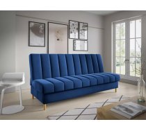 Dīvāns Sofa Bed 180 standard Dziļums: 90 cm, Guļamvietas platums: 110 cm, Platums: 200 cm, Augstums: 93 cm, Sēdvietas augstums: 45 cm, Sēdvietas dziļums: 55 cm, Guļamvietas garums: 200 cm, Pildījums: Falista + augstas kvalitātes putas (porolons), Apdare: audums, Dīvāna tips: taisni dīvāni, Ar veļas kasti: 1, izvelkamie: 1, Auduma numurs: Kronos 09, Krāsa: zils
