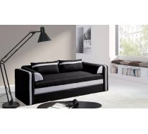 Dīvāns Euforia Sofa Standard Dziļums: 75 cm, Guļamvietas platums: 140 cm, Platums: 222 cm, Augstums: 77 cm, Sēdvietas augstums: 46 cm, Sēdvietas dziļums: 45 cm, Guļamvietas garums: 188 cm, Pildījums: HR putas, Apdare: audums, Dīvāna tips: taisni dīvāni, Ar veļas kasti: 1, izvelkamie: 1, Auduma numurs: Kronos 07 + Paros 05, Krāsa: melns + gaiši pelēks