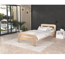 Gulta Dallas ar stelāžu Guļamvietas platums: 90 cm, Guļamvietas garums: 200 cm, stelāžas tips: koka, Platums: 98 cm, Garums: 206 cm, Augstums: 64 cm, Ar resti: 1, Virsma: matēta, Izgatavošanas materiāls: dabīgs koks (priede), Krāsa: priede