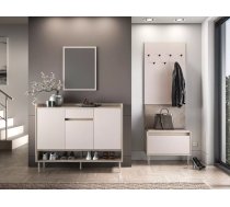Komplekts Voco Set 3 Ar sēdekļi: 1, Dziļums: 34 cm, Augstums: 198 cm, Elementu skaits: 4, Korpusa krāsa: ozols cremona, Izgatavošanas materiāls: LKSP, Elementu krāsa: kašmīrs, Virsma: matēta, Ar spoguli: jā, Ar apavu plauktu: 1, Ar skapi: 1, Ar pakaramo: 1