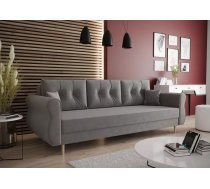 Dīvāns Apollo Sofa standard Dziļums: 75 cm, Guļamvietas platums: 130 cm, Platums: 225 cm, Augstums: 90 cm, Sēdvietas augstums: 43 cm, Sēdvietas dziļums: 60 cm, Guļamvietas garums: 195 cm, Pildījums: Putas (porolons), Apdare: audums, Ar papildu spilveniem: 1, Dīvāna tips: taisni dīvāni, Ar veļas kasti: 1, izvelkamie: 1, Auduma numurs: Itaka 50, Krāsa: gaiši pelēks