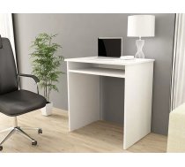 Galds Star Compact Garums: 70 cm, Augstums: 74 cm, Platums: 50 cm, Izgatavošanas materiāls: LKSP, Forma: taisnstūra, Virsma: matēta, Ar tastatūras plauktu: 1, Krāsa: balts