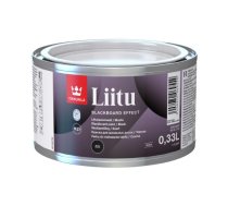 Tikkurila LIITU 0.33L Melna krāsa tāfelēm