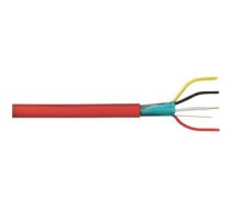 Ugunsdzēsības signalizācijas kabelis J-Y(St)Y Lg 1x2x0.8mm2 sarkans (100m/rul)