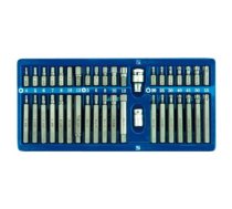 Komplekts uzgaļu 40gb Hex, Torx, Spline