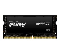 Kingston FURY Impact - DDR4 - module - 16 GB - SO-DIMM 260-pin - 3200 MHz / PC4-25600 - unbuffered KF432S20IB/16