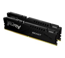 Kingston FURY Beast - DDR5 - kit - 32 GB: 2 x 16 GB - DIMM 288-pin - 5200 MHz / PC5-41600 - unbuffered (KF552C36BBEK2-32 Kingston)