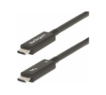 StarTech 6ft (2m) Active Thunderbolt 4 Cable, 40Gbps, 100W PD, 4K/8K, Intel Certified, Compatible w/Thunderbolt 3/USB 3.2/DisplayPort (A40G2MB-TB4-CABLE) - USB-C cable - USB-C to USB-C - 2 m A40G2MB-TB4-CABLE