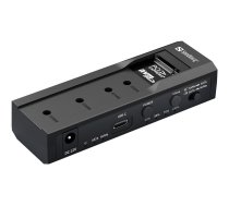 Sandberg - HDD / SSD docking station - clone function - M.2 NVMe Card / SATA 6Gb/s - USB-C 3.2 (Gen 2) 136-49