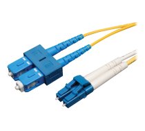 Eaton Tripp Lite Series Duplex Singlemode 9/125 Fiber Patch Cable (LC/SC), 1M (3 ft.) - patch cable - 1 m - yellow N366-01M