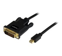 StarTech 10ft Mini DisplayPort to DVI Adapter Cable - Mini DP to DVI Video Converter - MDP to DVI Cable for Mac / PC 1920x1200 - Black (MDP2DVIMM10B) - DisplayPort cable - 3.04 m MDP2DVIMM10B