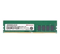 Transcend JetRAM - DDR4 - module - 8 GB - DIMM 288-pin - 2666 MHz / PC4-21300 - unbuffered JM2666HLB-8G