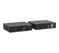 Eaton Tripp Lite Series HDMI over Fiber Extender Kit - 4K @ 60 Hz, HDR, RS-232, IR, USB, Duplex Multimode LC, 985 ft., TAA - transmitter and receiver - video/audio/infrared/USB/serial extender - HDMI - TAA Compliant B127F-1A1-MM-HH