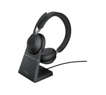 Jabra Evolve2 65 MS Stereo - headset - USB-C - with charging stand 26599-999-889