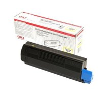 OKI - high capacity - yellow - original - toner cartridge (42127454 OKI)