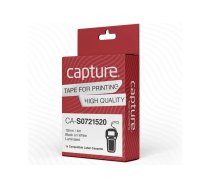 Capture - label tape - laminated - 1 cassette(s) - Roll (1.2 cm x 4 m) (alternative for: DYMO S0883990, DYMO S0721520) (CA-S0721520 Capture)