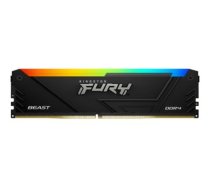 Kingston FURY Beast RGB - DDR4 - module - 16 GB - DIMM 288-pin - 3200 MHz / PC4-25600 - unbuffered (KF432C16BB2A/16 Kingston)