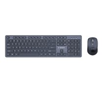 Gembird - keyboard and mouse set full size - QWERTY - US - black Input Device KBS-WCH-04