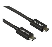 StarTech 2.6ft (80cm) Thunderbolt 3 Cable, 40Gbps, 100W PD, 4K/5K Video, Thunderbolt-Certified, Compatible w/ TB4/USB 3.2/DisplayPort - Thunderbolt cable - USB-C to USB-C - 80 cm TBLT34MM80CM