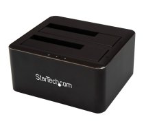 Startech Dual-Bay USB 3.0 to SATA Hard Drive Docking Station, USB Hard Drive Dock, External 2.53.5 SATA IIIIII, SSDHDD Docking Station, Hot-Swap Hard Drive Bays - Top-Loading - HDD docking station - SATA 6Gb/s - USB 3.0 SDOCK2U33V